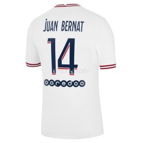 Paris Saint-Germain PSG Juan Bernat 14 Fodboldtrøjer 4. sæt 2021/22 Kort ærmer